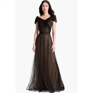 Elegant Tadashi Shoji black gown
